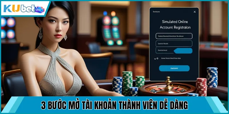 3 bước mở tài khoản thành viên dễ dàng